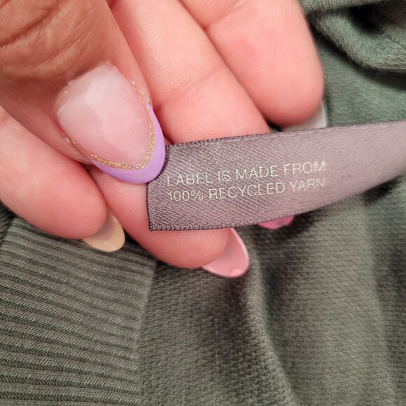 Mondetta Women's Camouflage Print Crewneck Long Sleeve Sweatshirt Green Olive S - Picture 7 of 10